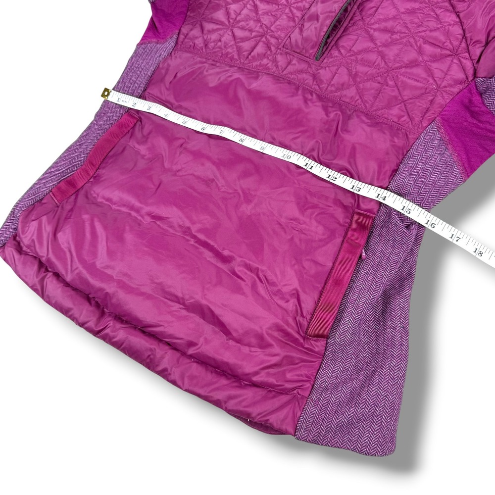 Ivivva (by Lululemon) Up to Snow Good Down Puffer Hooded Jacket Girls 14 Purple - Picture 13 of 15